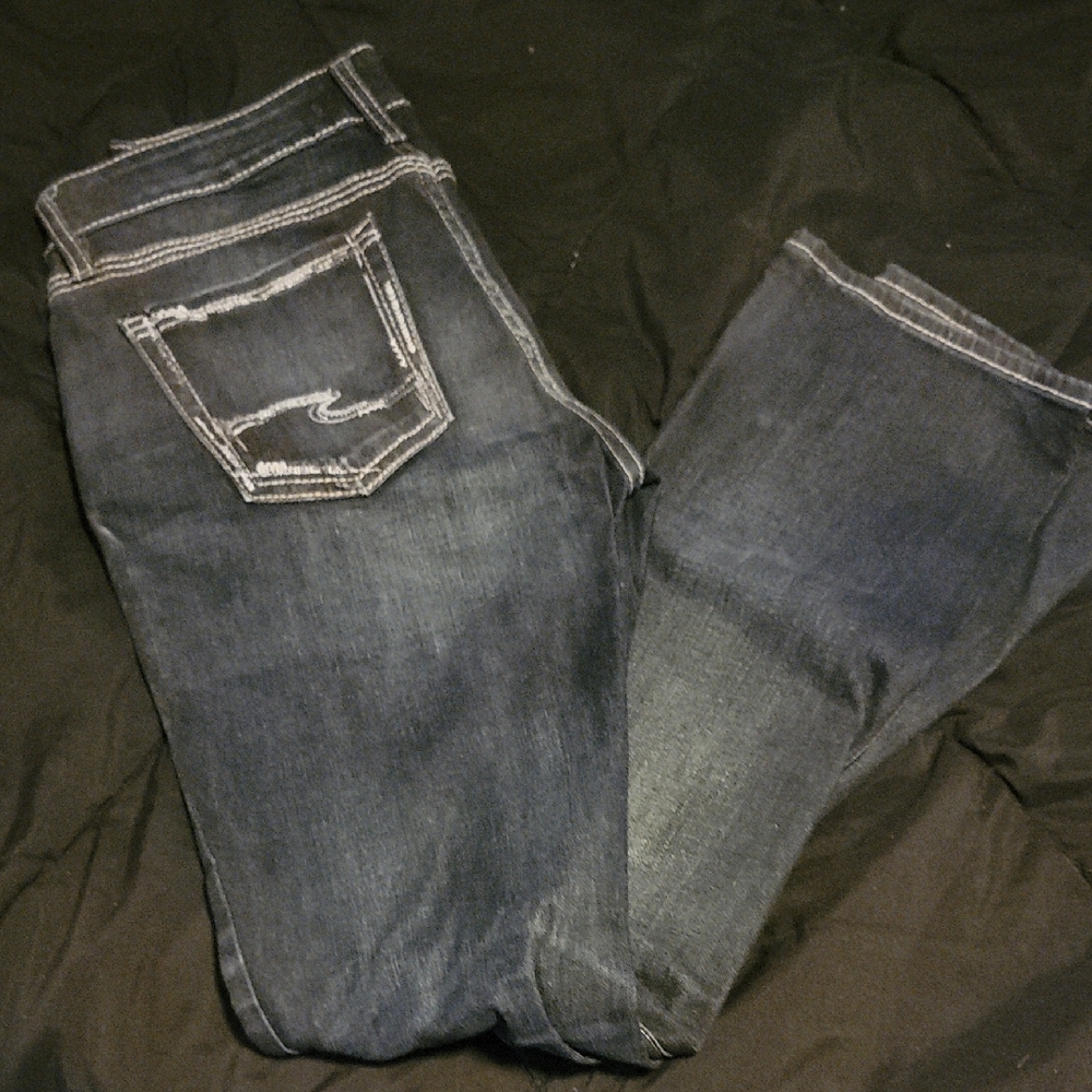 Silver Jeans, W28/L33, Dark Blue